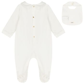 Ivory Medusa Logo Babygrow Gift Set