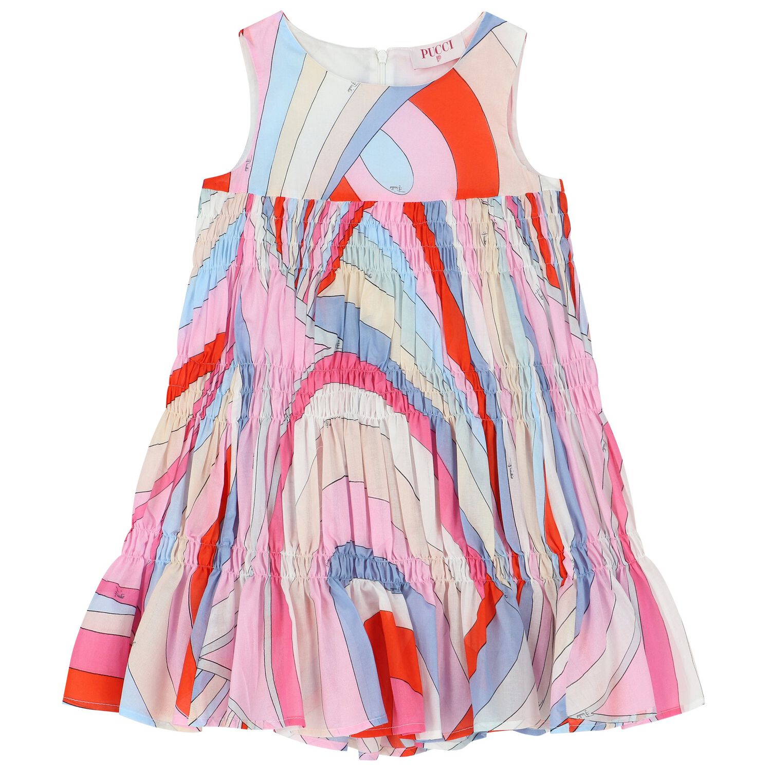 Girls Multi-Coloured Iride Pleated Dress, 1, hi-res image number null