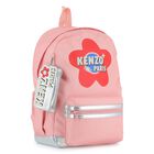 Girls Pink Logo Backpack, 1, hi-res