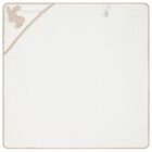 Baby Boys White Rabbit Hooded Towel, 1, hi-res