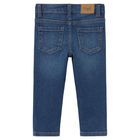 Younger Boys Blue Denim Jeans, 1, hi-res