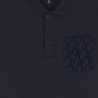Boys Black Logo Polo Shirt, 1, hi-res