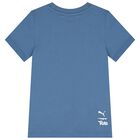 Boys Blue Trolls Logo T-Shirt, 1, hi-res