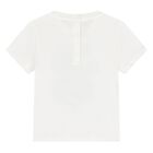 Younger Boys Ivory Teddy Bear T-Shirt, 1, hi-res