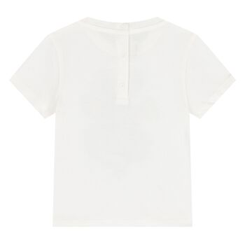 Younger Boys Ivory Teddy Bear T-Shirt