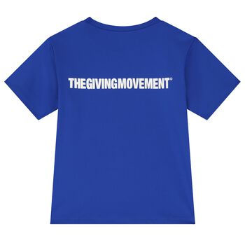 Blue Regular Fit Softskin Logo T-shirt