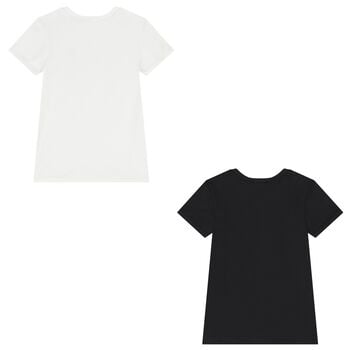 White & Black Medusa Logo T-Shirts ( 2-Pack )