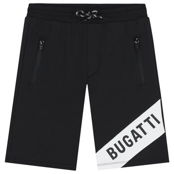 Boys Black Logo Shorts