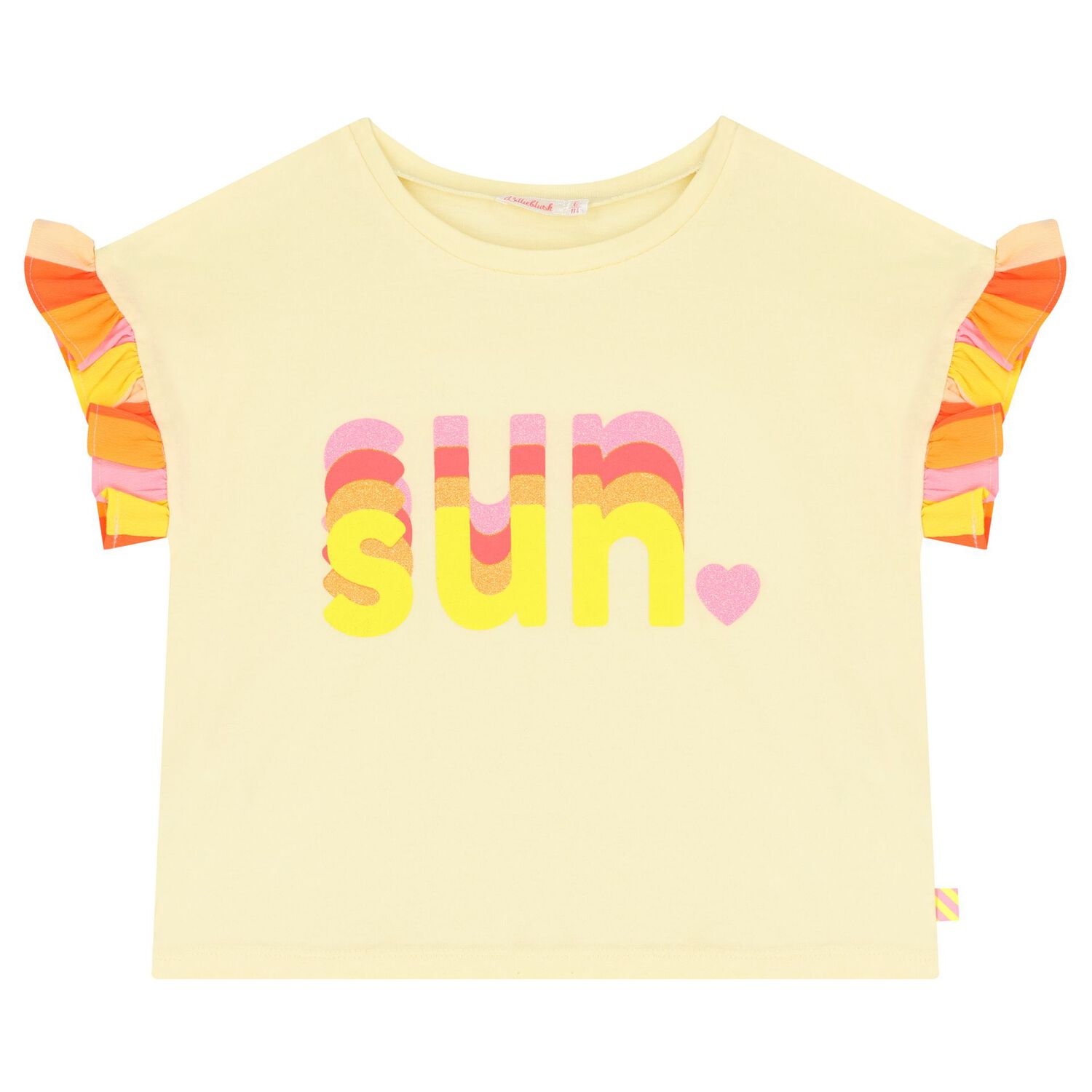 Girls Yellow, Orange, & Pink Shorts Set, 1, hi-res image number null