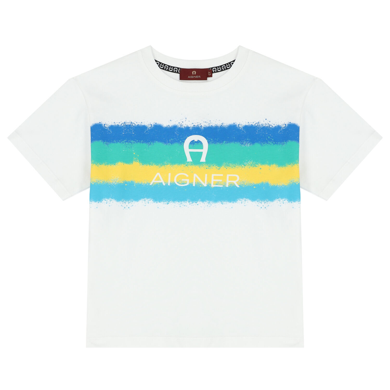 Boys White Logo T-Shirt, 2, hi-res