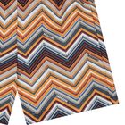 Younger Boys Orange Zig Zag Swim Shorts, 1, hi-res