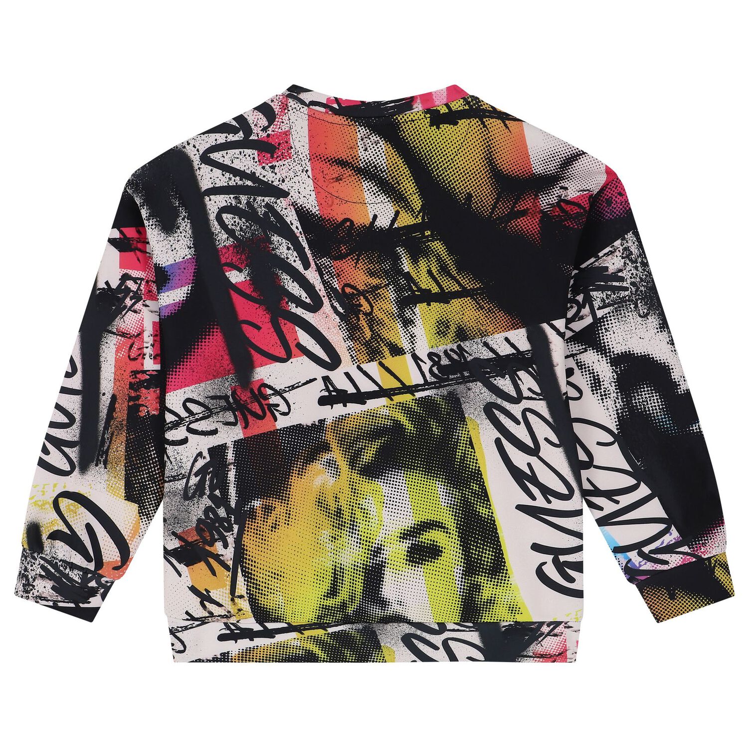 Girls Multi-Coloured Logo Sweatshirt, 1, hi-res