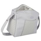 Grey Quilted Baby Changing Bag, 1, hi-res