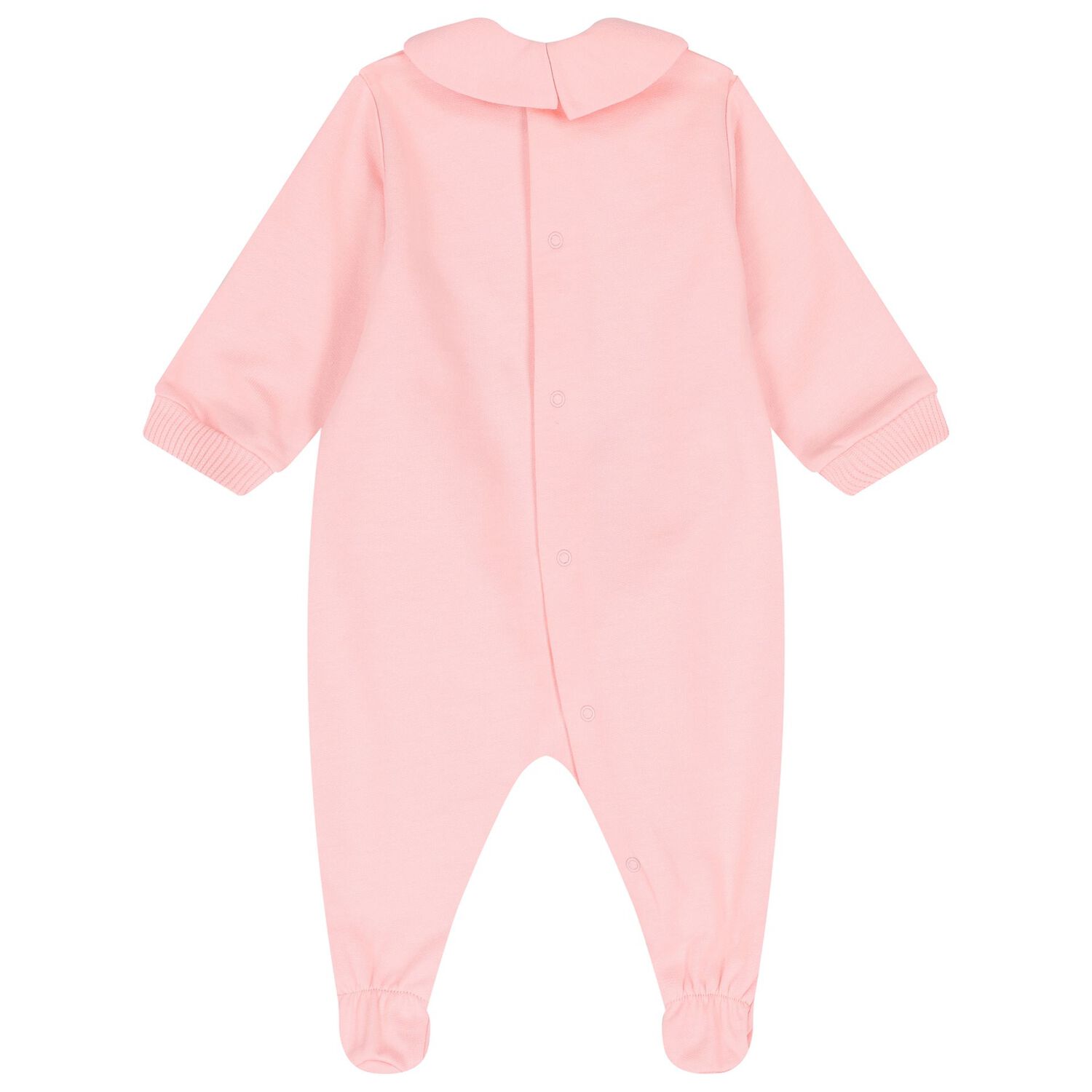 Baby Girls Pink Teddy Bear Logo Babygrow, 2, hi-res image number null