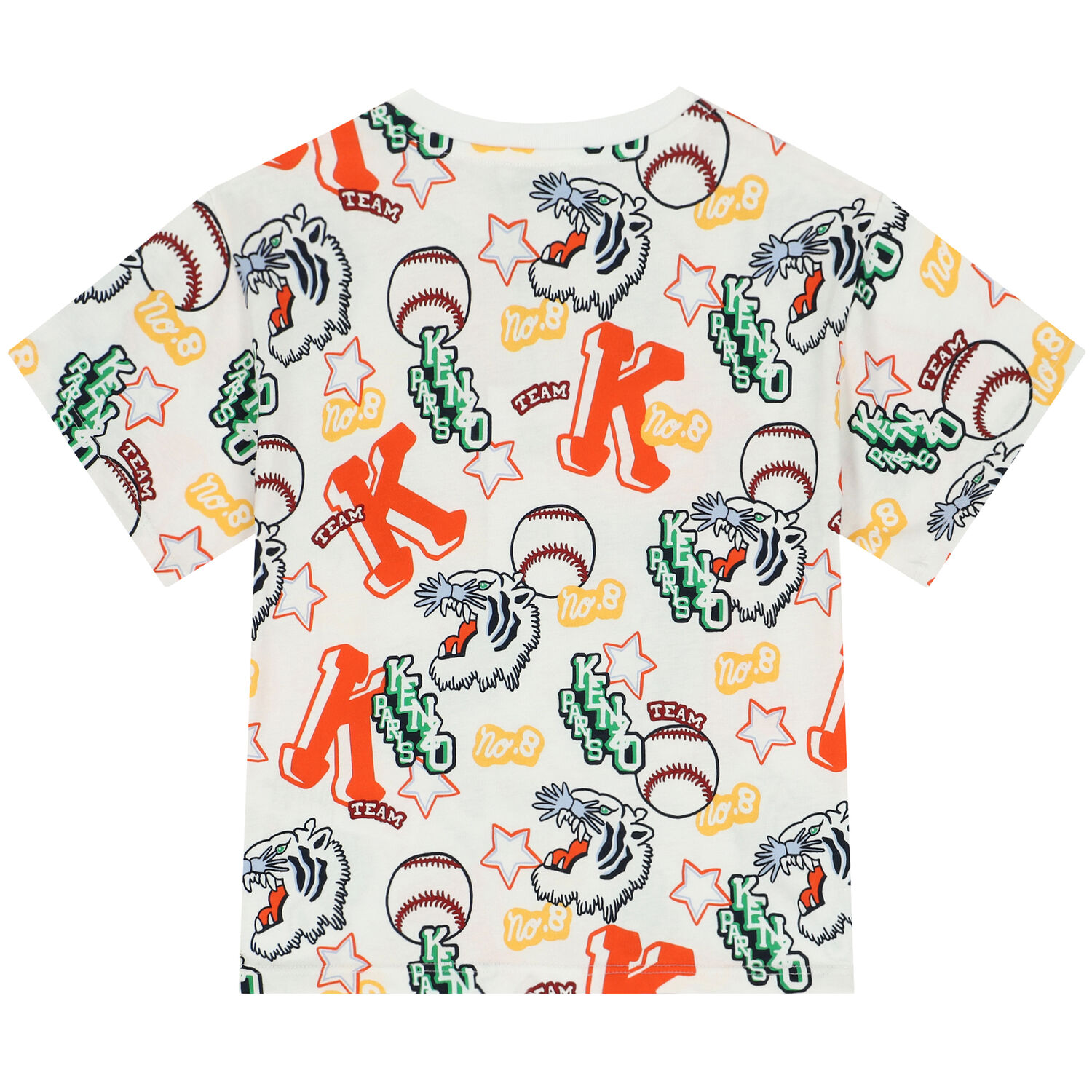 Boys White Logo T-Shirt, 1, hi-res