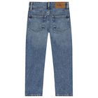 Boys Blue Denim Jeans, 1, hi-res