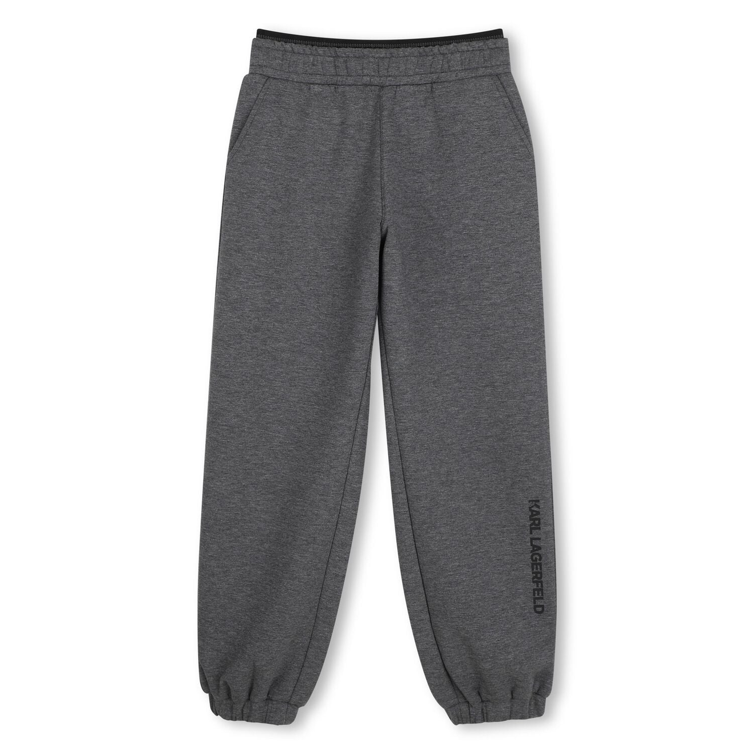 Boys Grey Logo Joggers, 1, hi-res