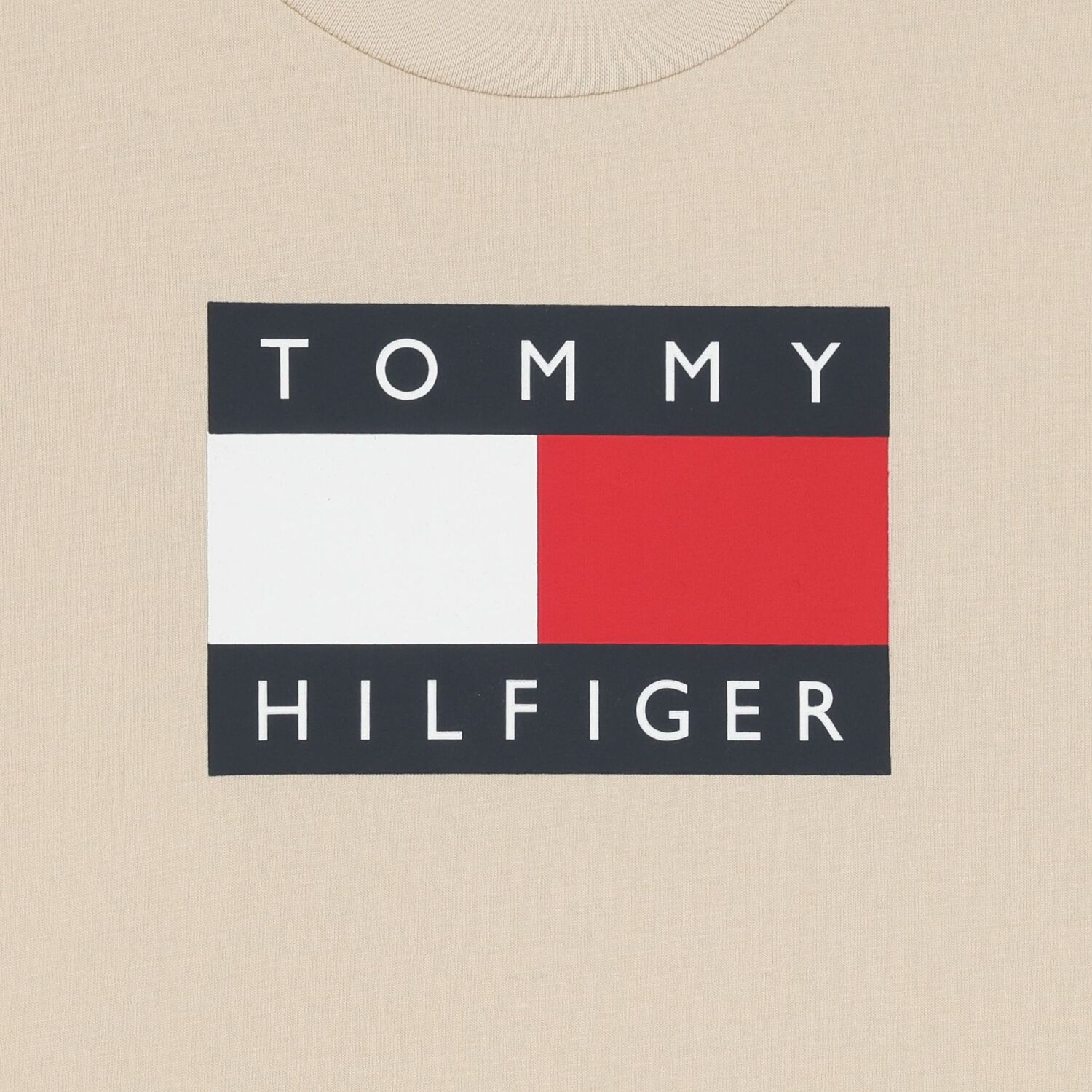 Boys Beige Logo T-Shirt, 4, hi-res