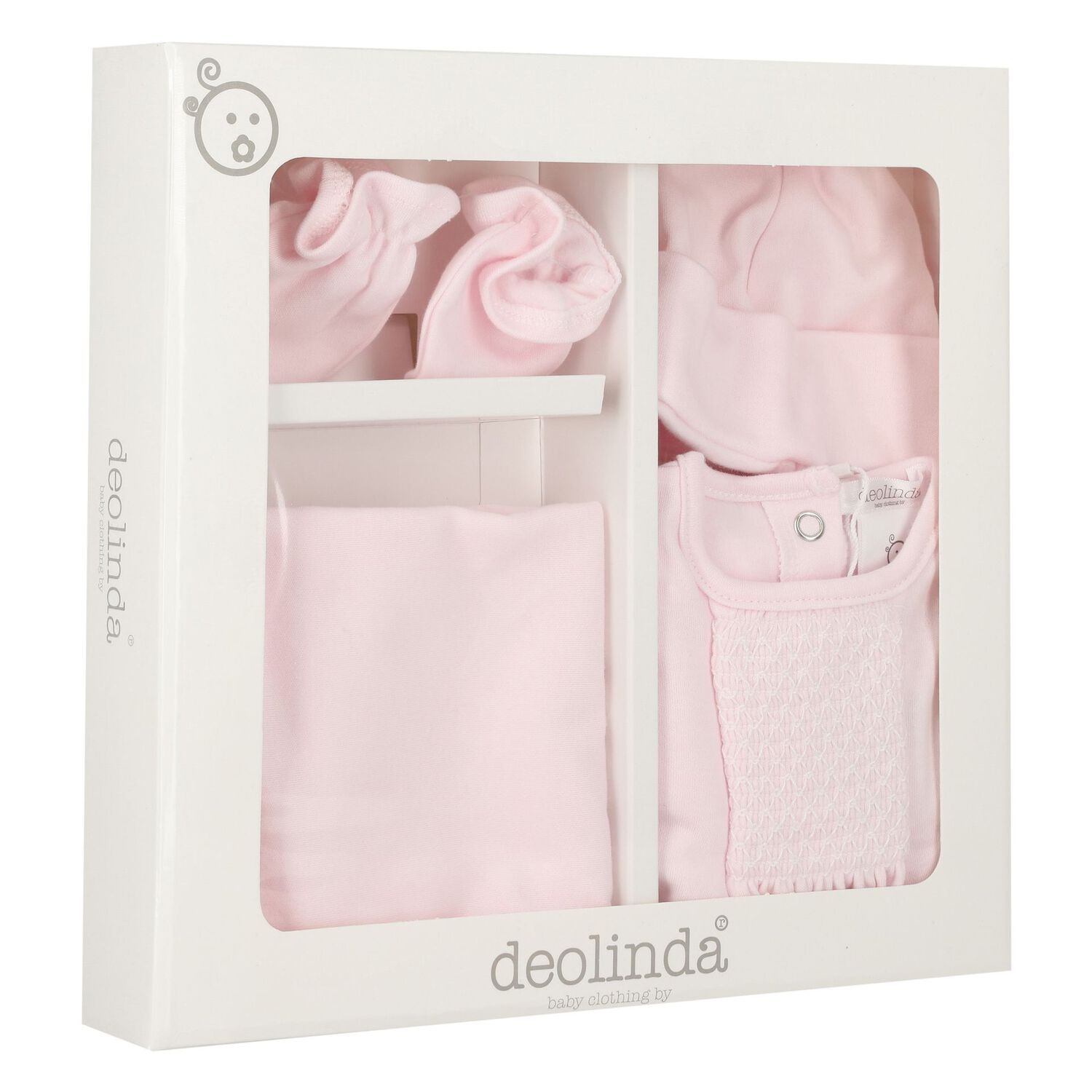 Baby Girls Pink Babygrow Gift Set, 2, hi-res
