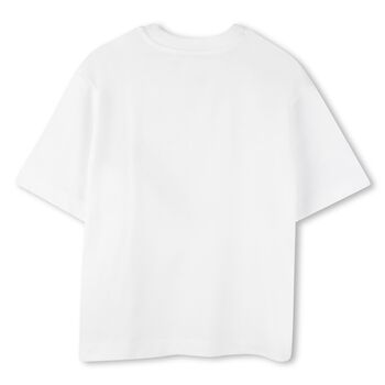 Boys White Belt Bag T-Shirt