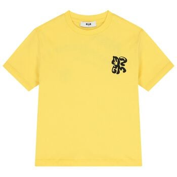 Boys Yellow Logo T-Shirt