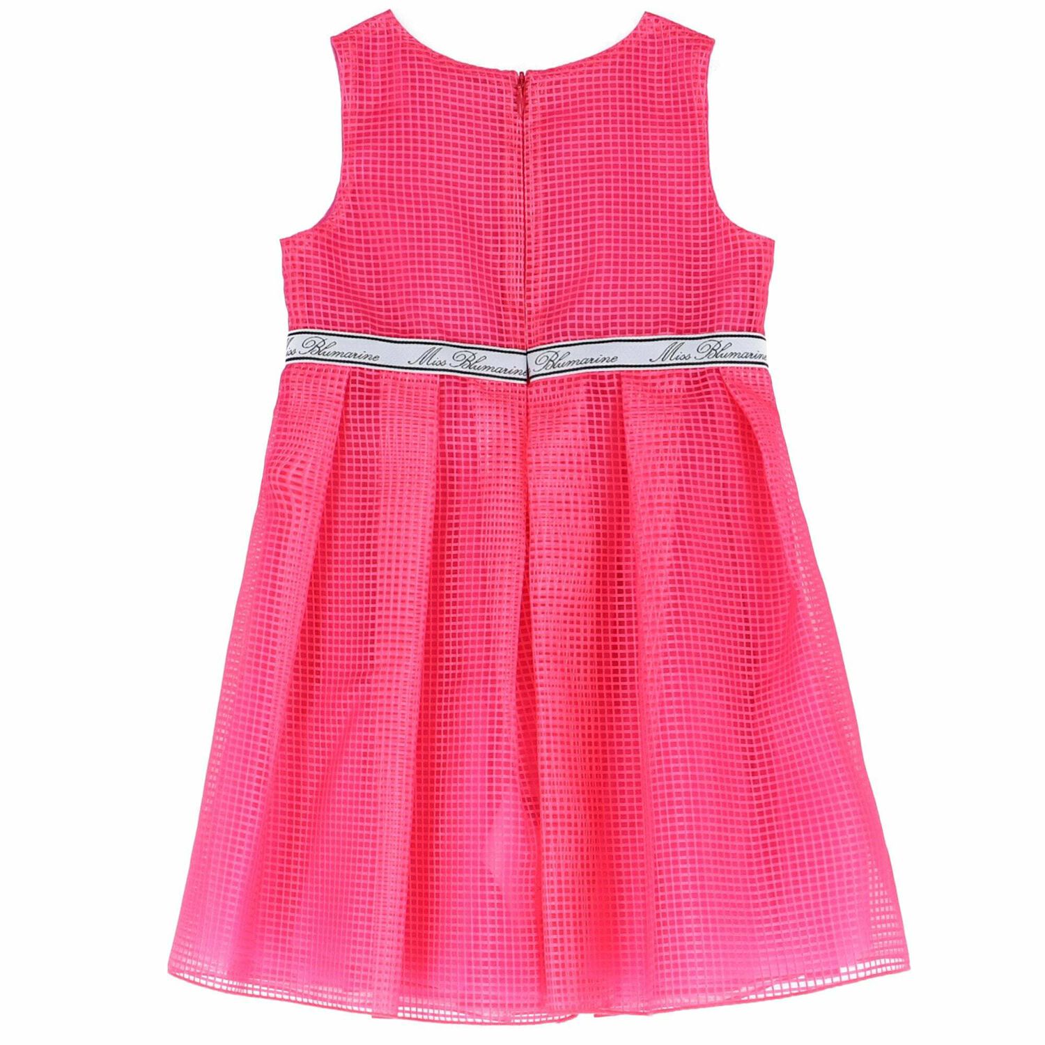 Girls Pink Logo Dress, 1, hi-res image number null
