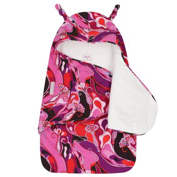 Baby Girls Pink Orchidee Print Nest (75cm)