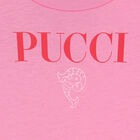 Girls Pink Logo Dress, 1, hi-res