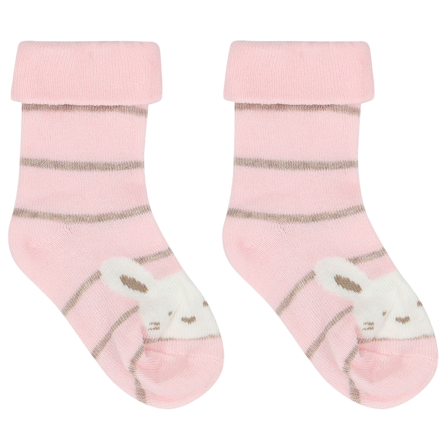 Baby Girls Pink Socks ( 4-Pack ), 1, hi-res image number null