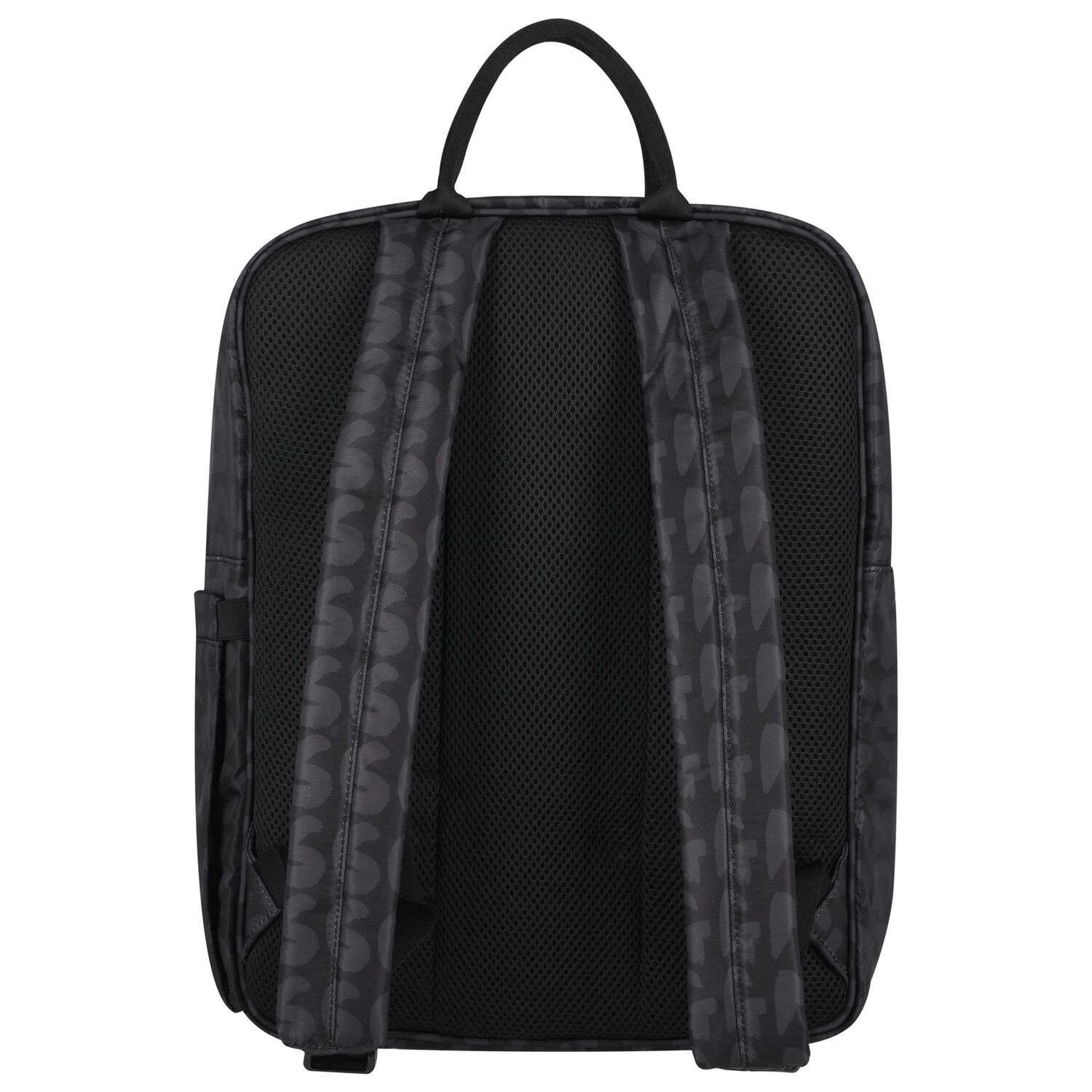 Girls Black Logo Backpack, 1, hi-res image number null