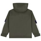 Boys Green & White Tracksuit Set (3 Piece), 2, hi-res