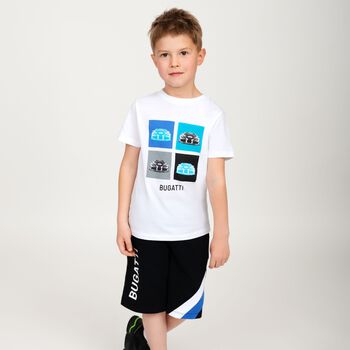 Boys White Logo T-Shirt