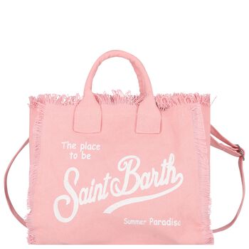 Girls Pink Logo Tote Bag