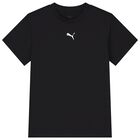 Girls Black Logo T-Shirt, 1, hi-res