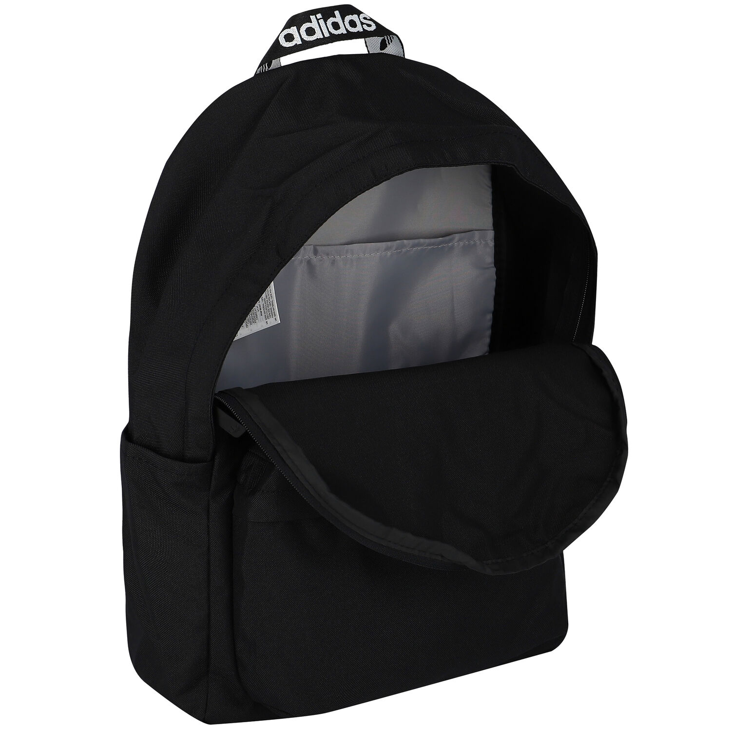 Black Logo Backpack, 1, hi-res