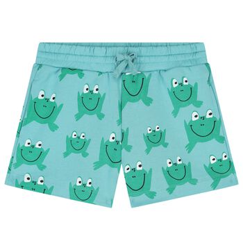 Boys Green Frog Shorts