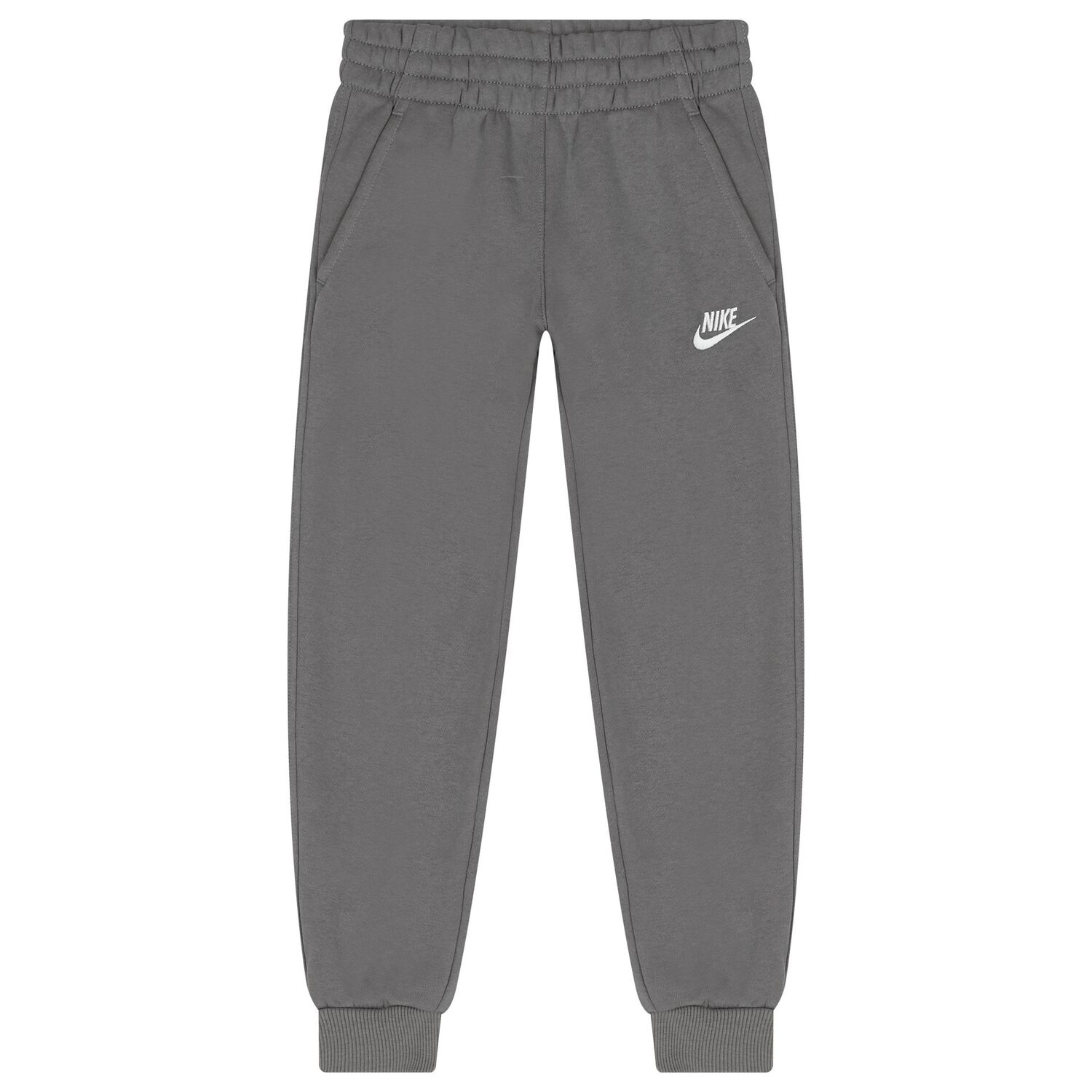 Boys Beige Swoosh Logo Tracksuit, 3, hi-res