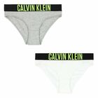 Girls White & Grey Bikini Brief (2 Pack), 1, hi-res