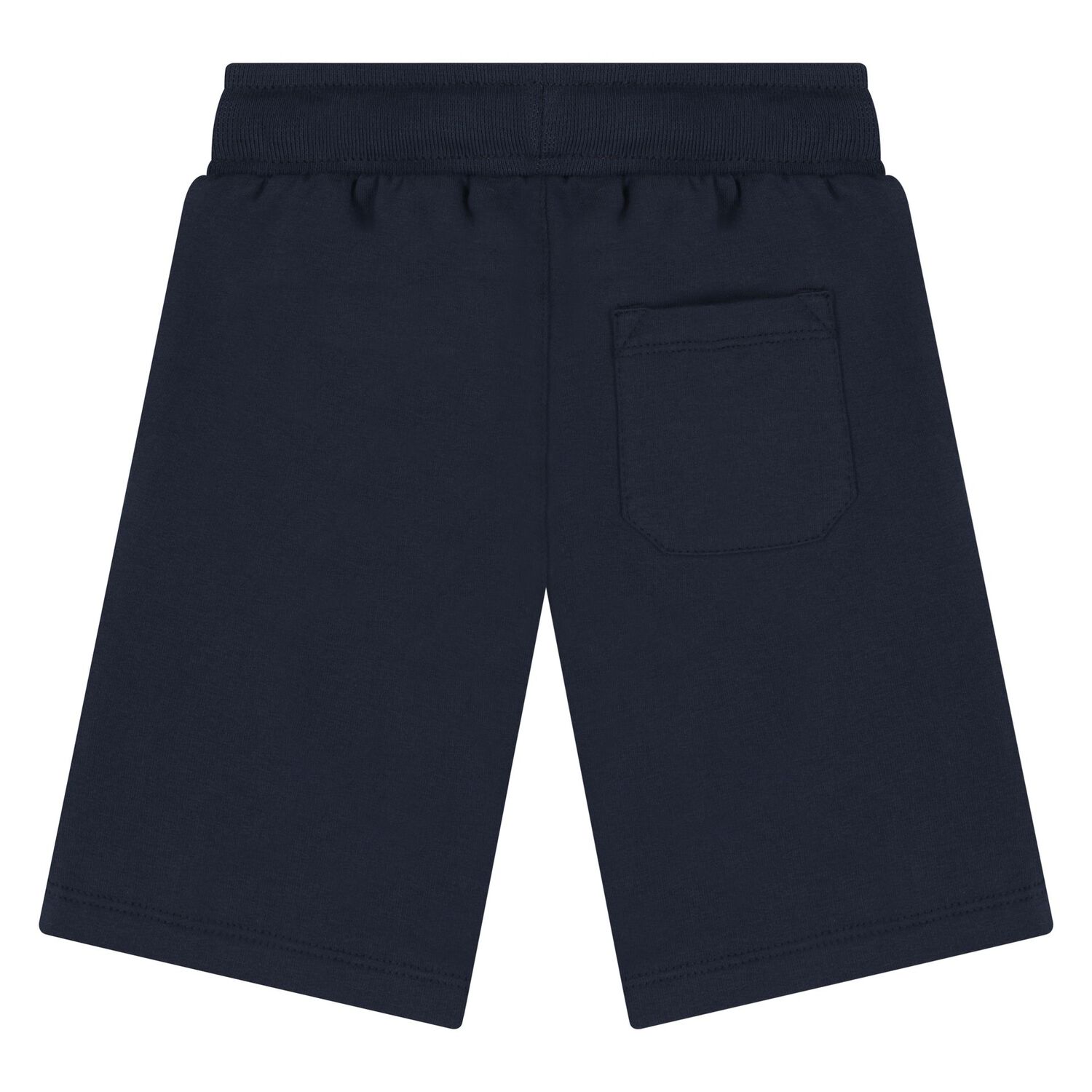 Younger Boys Navy Blue Logo Shorts, 2, hi-res