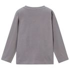 Boys Grey Long Sleeve Top, 3, hi-res