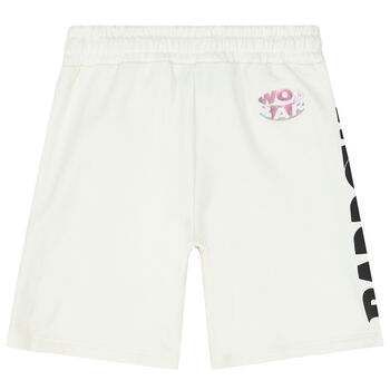 Ivory Logo Shorts