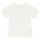 Boys White & Blue Palm Tree Shorts Set, 3, hi-res