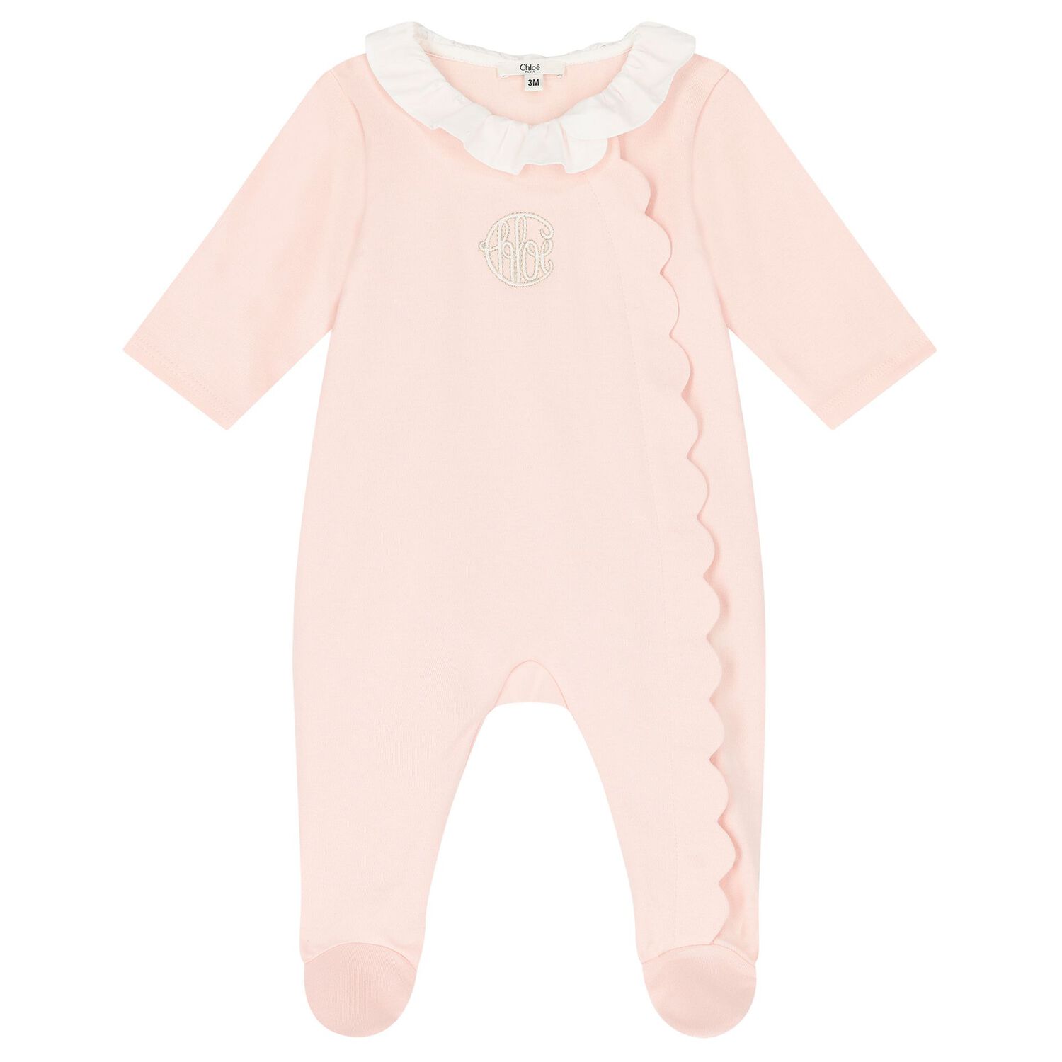Baby Girls Pink Logo Babygrow Gift Set, 1, hi-res