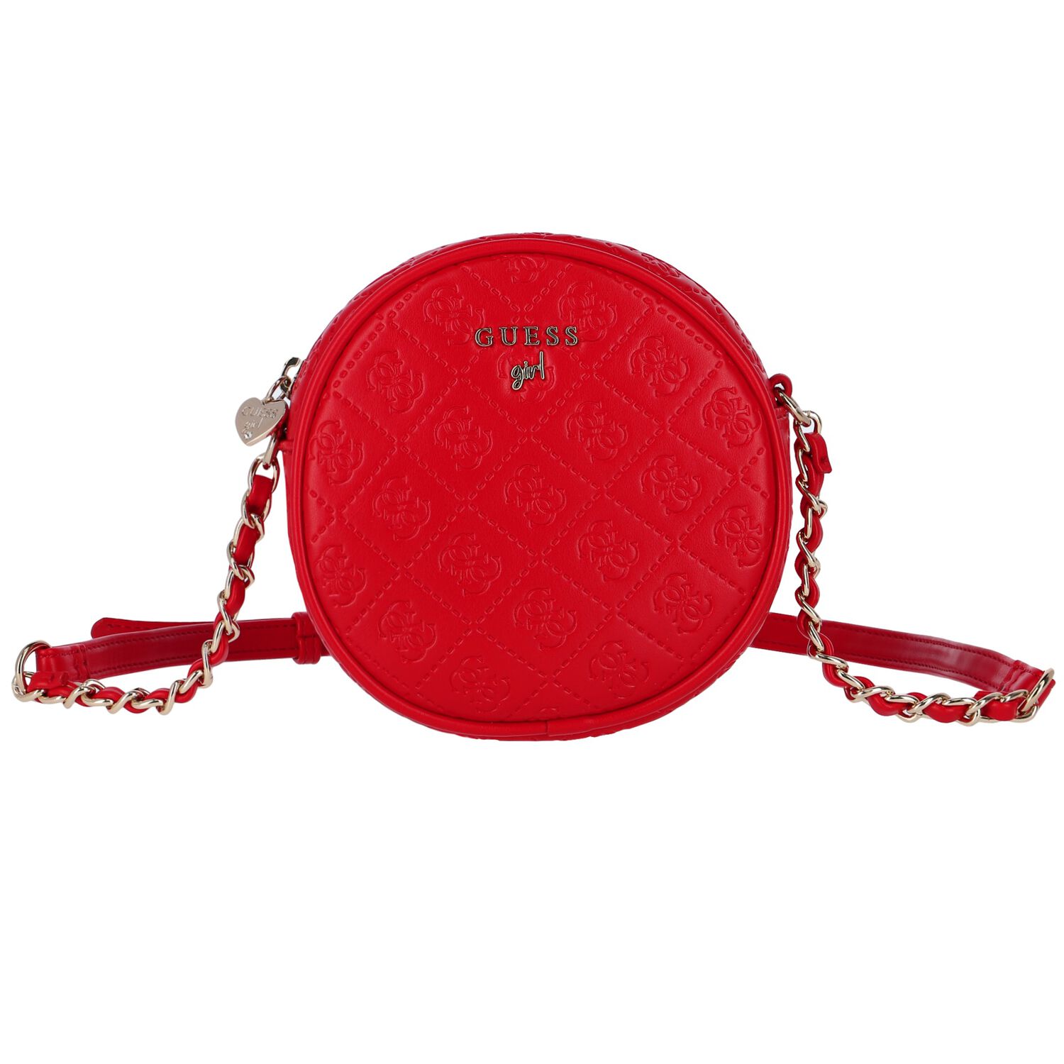 Girls Red Logo Shoulder Bag, 1, hi-res