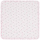 Baby Girls White & Pink Roses & Blooms Blanket, 1, hi-res
