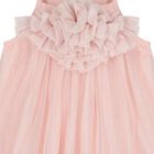 Girls Pink Embellished Tulle Dress, 1, hi-res