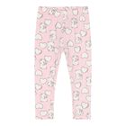 Baby Girls Pink Teddy Bear Leggings Set, 2, hi-res