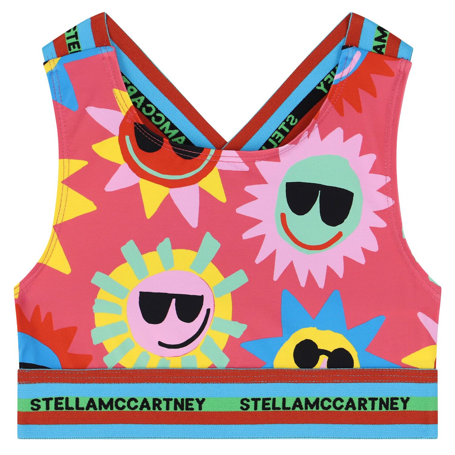 Girls Pink Sun Biniki, 1, hi-res