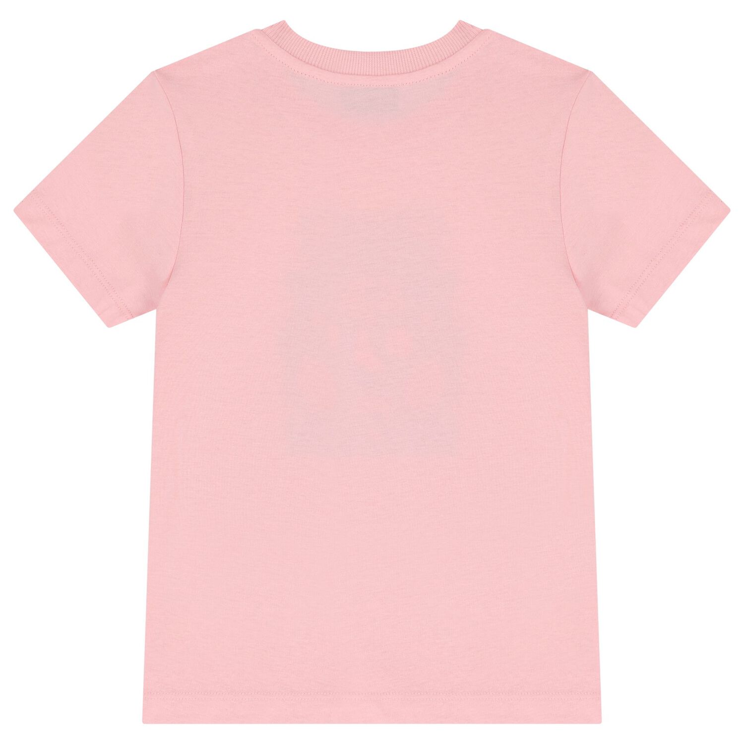 Girls Pink Teddy Bear Logo T-Shirt, 4, hi-res