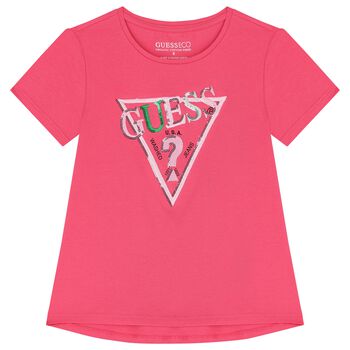 Girls Pink Logo T-Shirt